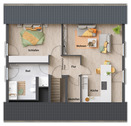 Grundriss-Einfamilienhaus-Mitwachshaus-Flair-148-Dachgeschoss-mit-Einliegerwohnung - 