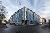 Hausansicht vorne - 2-Zimmer-Wohnung mit Fahrstuhl direkt am Stadtpark Bremerhaven-Lehe!