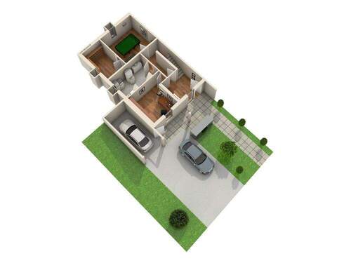 Untergeschoss Ansicht-NO - 