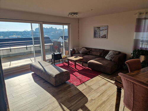 Wohnzimmer - Etagenwohnung mit 107,00 m&sup2; in Hemmingen zum Kaufen