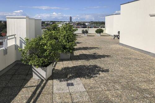 Ausblick Dachterrasse Sommer - 