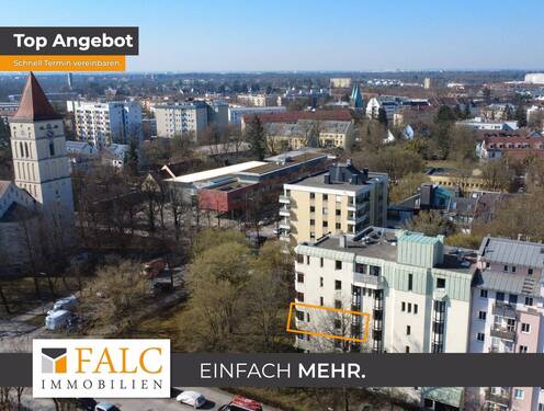 Titelbild - Ankommen & wohlfühlen: Lichtdurchflutete 3-Zi-Whg mit Südbalkon in parkähnlicher Lage