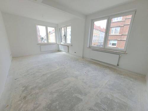 Wohnzimmer - 2 Zimmer Etagenwohnung zur Miete in Bremerhaven