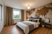Schlafzimmer_gestaged - 3 Zimmer Etagenwohnung in Klein Nordende