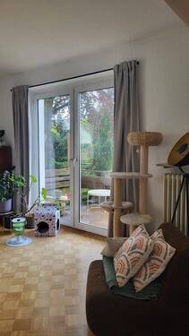 Blick auf den Balkon - Etagenwohnung mit 100,00 m&sup2; in Bielefeld zur Miete