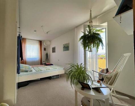 Schlafzimmer mit Balkon - 
