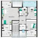 Grundriss- 3D- Visualisierung - 