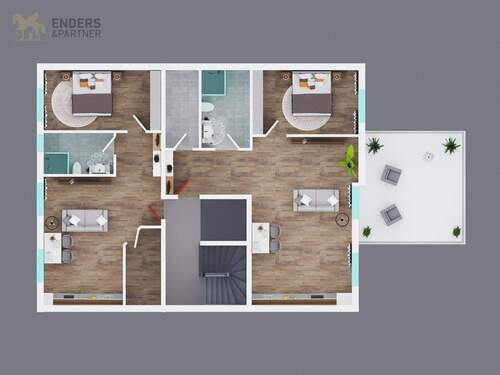 2. OG - Etagenwohnung mit 71,60 m&sup2; in Trier zum Kaufen
