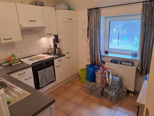 Küche - Terrassenwohnung mit 54,00 m² in Hamburg zur Miete