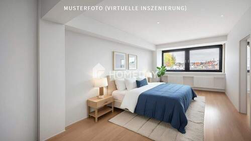 Schlafzimmer 2-Musterfoto (virtuelle Inszenierung)2 - 