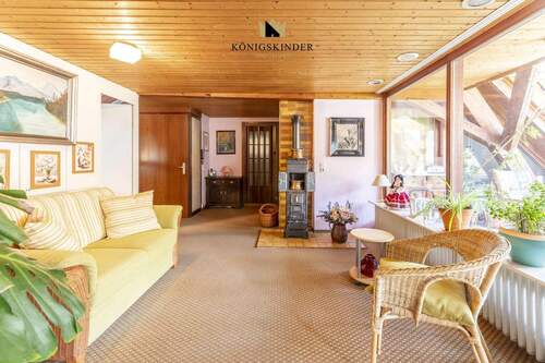 Haus 23 - Wohn,- Essbereich mit Kaminofen DG - 