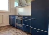 Küche - 2-Raum-Wohnung mit Balkon und Einbauküche