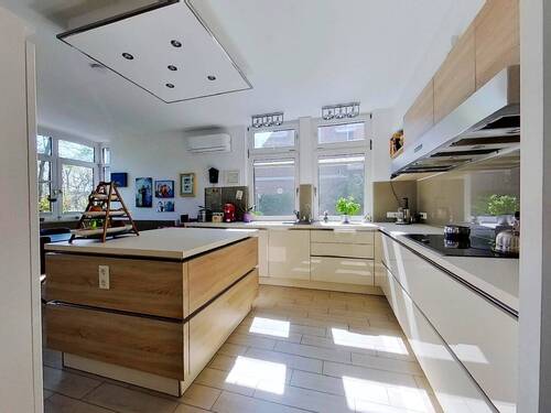 Blick in die Küche - 