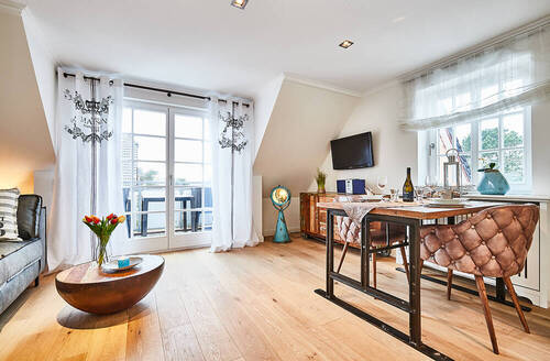 Wohnzimmer DG FeWo 2 - 