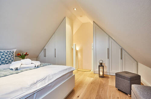 Schlafzimmer Rückansicht FeWo 2 - 