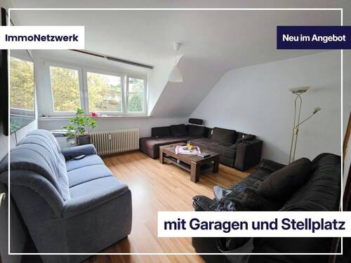 Titelbild - Gepflegte 4-Zimmer-Wohnung mit Ausbaupotenzial sowie Garagen und Parkplatz in Trier-Olewig