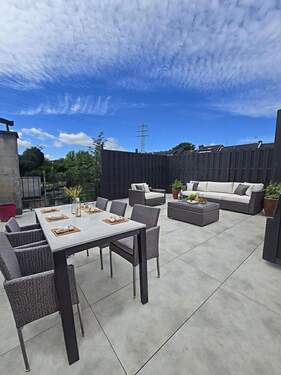 Möbelierte Terrasse - 