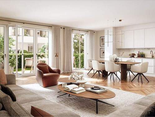 Gartenwohnung - Traumhafte 4-Zimmer mit offener Wohnküche und eigenem Garten