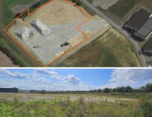 Bild 1 - ca. 2,1 ha gr. Gewerbegrundstück in Jesewitz, gewalzter Boden, Industriegebiet