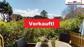 Teilansicht Terrasse Sommer - 'GODEWIND' Ferienwohnung mit Terrasse auf FehmarnOrther Reede