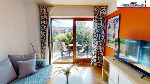 Teilansicht Wohnen - 2 Zimmer Etagenwohnung zum Kaufen in Fehmarn