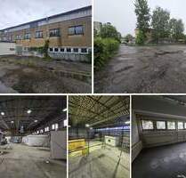 Freistehende, pfeilerfreie Halle in ruhiger Lage mit Büro-Lagerebene und Freifläche möglich - Leipzig Dölitz-Dösen