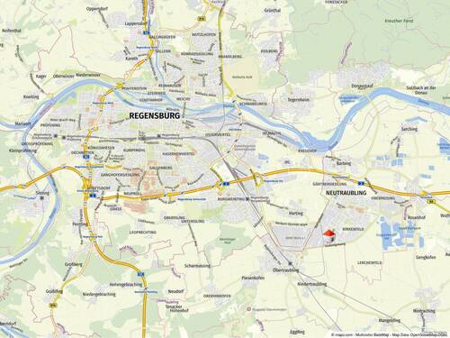 Lage bei Regensburg - 