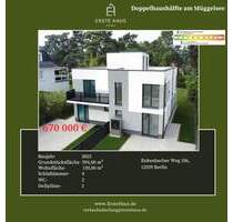 A+, Doppelhaushälfte mit großer Dachterrasse, 150 m², 4 SZ, 2 Bäder, Garten, provisionsfrei - Berlin Müggelheim