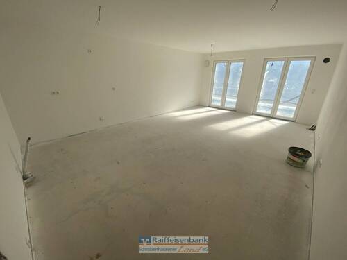 Wohn- und Essbereich - Erstbezug- schicke 3 Zi- Dachgeschosswohnung mit überdachten Balkon, Küche, TG usw.