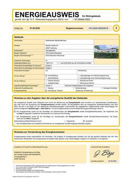 Energieausweis Seite 1 - 
