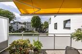 Blick vom Balkon - 4 Zimmer Etagenwohnung in Hamburg / Groß-Flottbek