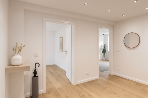 Eingangsbereich (KI generierte Einrichtung) - 2 Zimmer Etagenwohnung in Stuttgart
