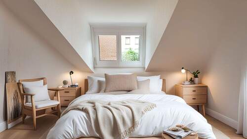 Schlafzimmer - 3 Zimmer Etagenwohnung in Frankfurt am Main