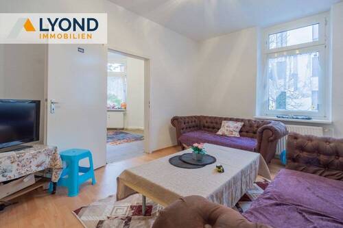 Wohnzimmer - Single-Sensation: Kompakt wohnen, groß rauskommen. 2-Zimmer-Wohnung auf 47 m²!