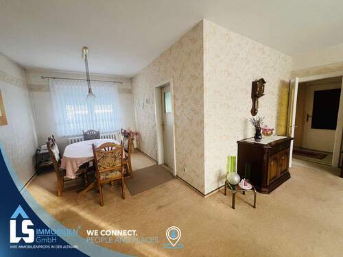 Essbereich mit Zugang Küche - 5 Zimmer Doppelhaushälfte in Osterburg (Altmark)