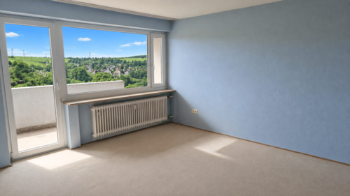 Wohnzimmer - Etagenwohnung mit 60,00 m&sup2; in Würzburg zum Kaufen
