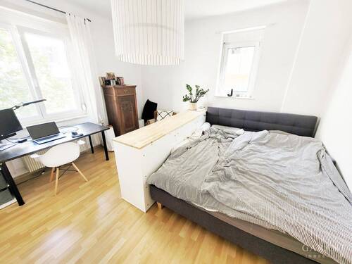 Schlafzimmer - Etagenwohnung mit 83,00 m² in Stuttgart zur Miete