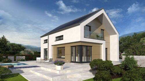 Ansicht Garten - 4 Zimmer Einfamilienhaus zum Kaufen in Groß-Zimmern