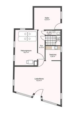 Erdgeschoss Gewerbeeinheit - Einfamilienhaus mit 153,00 m&sup2; in Oppenweiler zum Kaufen