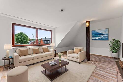 Wohnzimmer DG gestagt - Einfamilienhaus mit 142,00 m² in Bremerhaven zum Kaufen