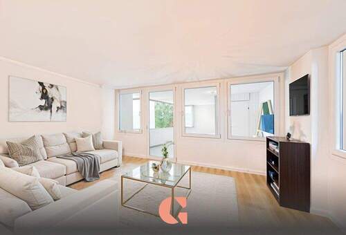 Wohnbereich - Vermietete 3-Zimmer-Wohnung in S-Bahn-Nähe