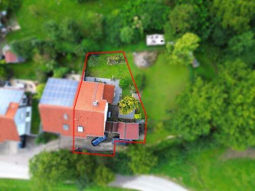 Übersicht Grundstück - 5 Zimmer Einfamilienhaus in Holzheim