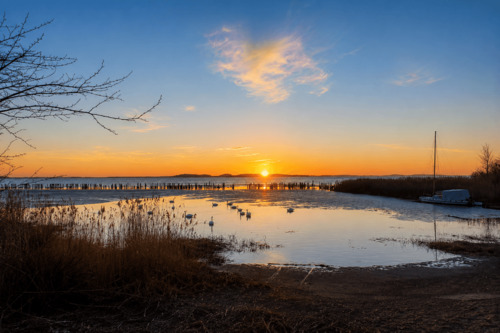 Sonnenuntergang am Strand - 