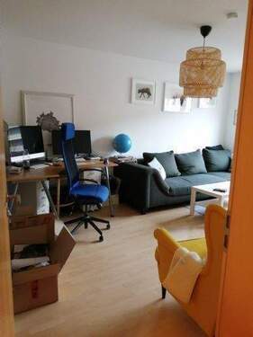 Wohnzimmer - mit Büro Ecke - 