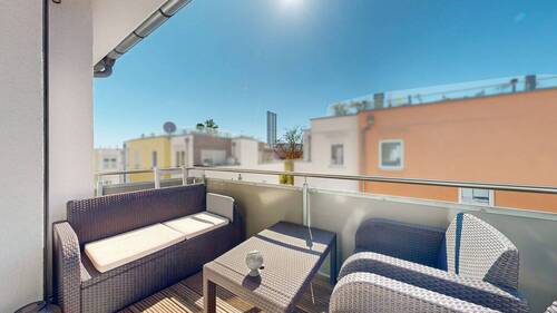 Balkon - 3 Zimmer Etagenwohnung in Würzburg