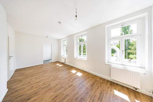 Wohnzimmer - 2 Zimmer Etagenwohnung in Leipzig