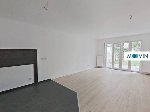 Ansicht I: Wohn- und Esszimmer mit offenem Küchenbereich - 2 Zimmer Etagenwohnung zur Miete in Leipzig