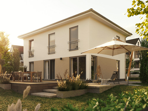 Fl152 RE - Gartenansicht - 6 Zimmer Einfamilienhaus in Stadtilm