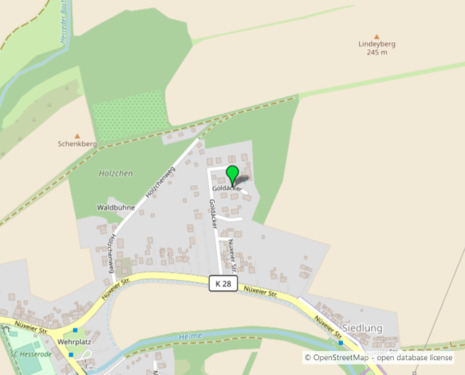 Umgebungskarte 1 - Grundstück zum Kaufen in Nordhausen