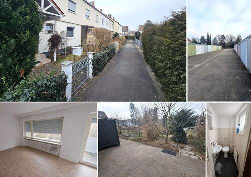 Bild 1 - Nürnberg-Süd - charmantes, renovierungsbedürftiges RMH in ruhiger Lage - 3 Etagen, Terrasse, Balkon, Garten, Keller, Einzelgarage